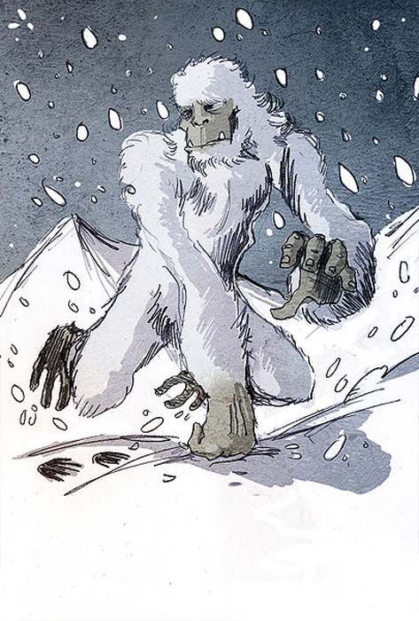 The Common Western Depiction of the Yeti is Wrong Science Halloween, Pie Grande, Bigfoot Art, Halloween Science, Abominable Snowman, Unexplained Phenomena, Mythical Animal, Ancient Origins, Alien Creatures