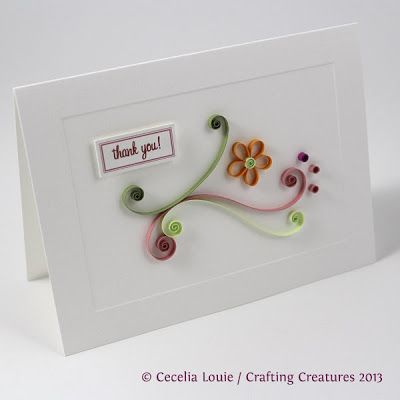 Quilled Thank You Cards Simple, Simple Quilling, Quilling Cake, Quilled Cards, Paper Quilling Tutorial, Paper Quilling For Beginners, Arte Quilling, Paper Quilling Flowers, Paper Quilling Cards