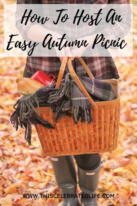 Picnic By Yourself, Fall Picnic Activities, Cute Fall Picnic Ideas, October Picnic Ideas, Traditional Picnic Food, Fall Picnic Recipes, Fall Picnic Ideas Romantic, Romantic Fall Picnic, Fall Picnic Decor