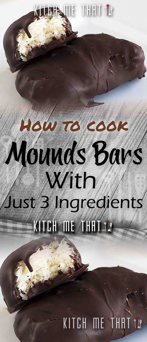 Mounds Bars With Just 3 Ingredients | Kitch Me That 2020 Lite Desserts, Ww Treats, Bakesale Ideas, Mounds Bars Recipe, Ww Deserts, Mounds Bars, Mounds Bar, Easy Fudge, 3 Ingredient Recipes