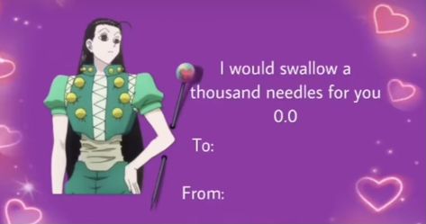 Anime Valentines Cards, Anime Valentines Day, Weird Valentines Cards, Anime Pick Up Lines, Anime Valentines, Bad Valentines Cards, Weird Valentines, Silly Valentines, Bad Valentines