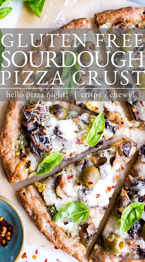 Sourdough Discard Pizza Crust, Sourdough Starter Discard, Gluten Free Sourdough Starter, Gluten Free Sourdough Bread, Gluten Free Pizza Dough, Sourdough Pizza Crust, Sourdough Starter Discard Recipe, Gluten Free Pizza Crust, Gluten Free Sourdough