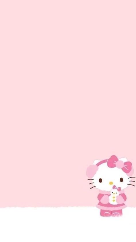 Pink Wallpaper Hello Kitty, Images Hello Kitty, Iphone Wallpaper Winter, Walpaper Hello Kitty, Xmas Wallpaper, Cute Christmas Wallpaper, Christmas Phone Wallpaper, Hello Kitty Backgrounds, Hello Kitty Cartoon