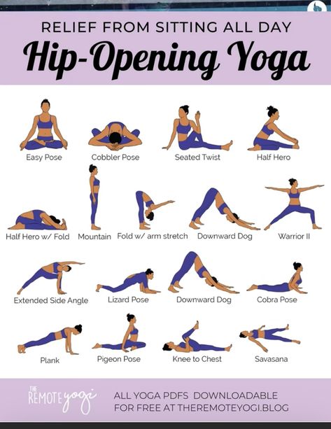 Hata Yoga, Lunch And Dinner Ideas, Tips For Life, Hip Strengthening Exercises, Yoga Flow Sequence, Hip Opening Yoga, Motivational Tips, Morning Yoga Routine, Poses For Beginners