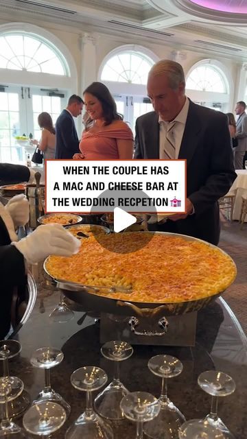 FOODbible on Instagram: "This is the appropriate amount of mac and cheese 😳 🧀⁠ ⁠ 📹: @weddingdaycontentcreator⁠ ⁠ #macandcheese #cheese #food #wedding" Wedding Mac And Cheese Bar, Mac And Cheese Bar Ideas, Mac And Cheese Bar Wedding, Mac N Cheese Bar, Mac And Cheese Bar, Cheese Bar, Cheese Food, Food Wedding, Tiffany Wedding