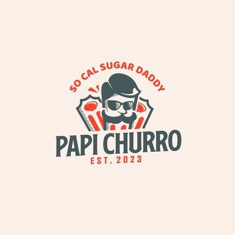 Designs | Design a fun and trendy logo for our rebranded dessert concept, Papi Churro | Logo design contest Churros Branding, Churro Cart, House Wash, Trendy Logos, New Logo Design, Logo Food, Home Logo, New Logo, Typography Logo