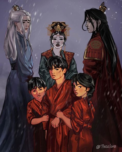 Chen Kitay, Yin Nezha, Jiang Ziya, Fantasy Fanart, Avatar Azula, Book People, Fan Book, Attack On Titan Anime, Riga