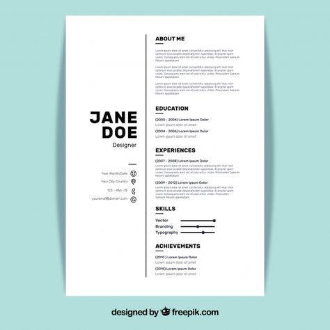 Curriculum Vitae Design, Resume Cv Design, Cv Original, Cv Inspiration, Graphic Design Cv, Business Resume, Resume Layout, Cv Template Word, Portfolio Resume