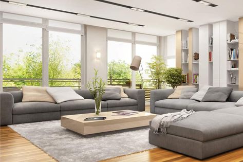 Picture Windows Living Room, How To Arrange Furniture, Long Narrow Living Room, Long Living Room, Narrow Rooms, Narrow Living Room, Living Room Decorating Ideas, Living Room Setup, Living Room Arrangements