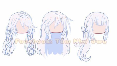 Gacha Hair Hacks, Cute Gacha Hairstyles, Gacha Club Hair Hacks, Gacha Club Girl Hair Ideas, Hair Idea Gacha Club, Aesthetic Gacha Hair Ideas, Gacha Hair Ideas Girl, Gacha Hair Styles, Gacha Club Hairstyles