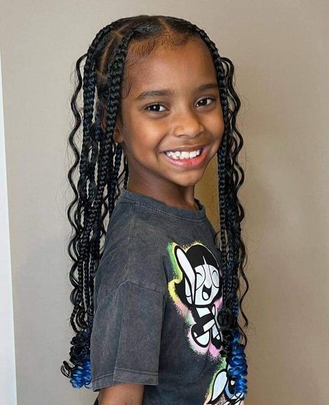 Hair Styles For 6th Graders, Sapphire Hair, Baby Girl Hairstyles Curly, Braids Kids, Hair Braid Patterns, Kids Style Hair, Biracial Hair, Braided Hairstyles For Black Women Cornrows, Gray Sky