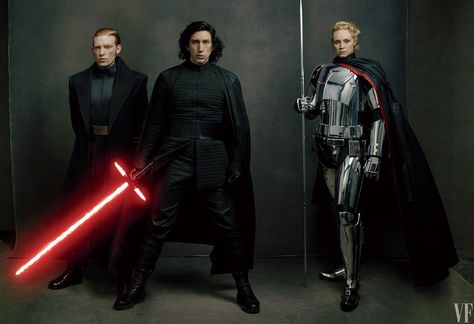 The Last Jedi - General Hux, Kylo Ren, Captain Phasma Gwendolyn Christie, Action Movie Stars, General Hux, Sabre Laser, Domhnall Gleeson, Star Wars Watch, Rian Johnson, Star Wars The Last Jedi, Star Wars Kylo Ren