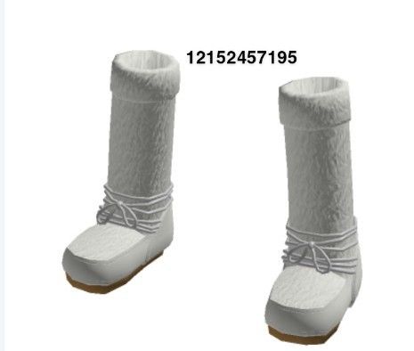 Roblox Moon Boots Codes, Y2k Fuzzy Boots Roblox Code, Cute Bloxburg Outfits Codes, Roblox White Boots Code, Roblox Boot Codes, Cute Roblox Clothes Codes, Roblox Layered Pants Codes, Roblox 3d Pants Codes, Bloxburg Boots Codes