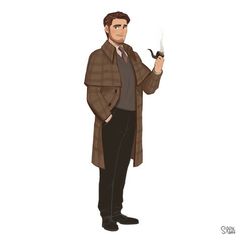 Irene Adler, Dr Watson, Bruce Timm, Animation Sketches, Male Character, Fantasy Rpg, Baby Art, Dieselpunk, Cartoon Style