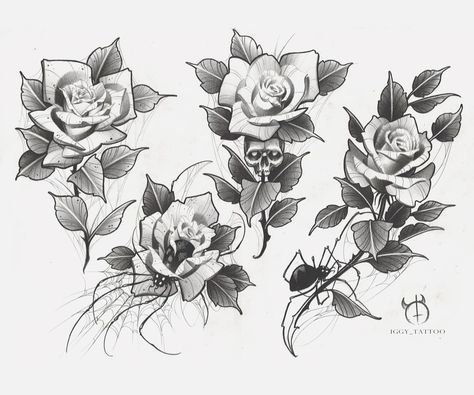 Neotrad Rose, Chest Neck Tattoo, Sketchy Tattoo, Rose Reference, Behind Ear Tattoos, Flower Tattoo Drawings, Chicano Art Tattoos, Plant Tattoo, Botanical Tattoo