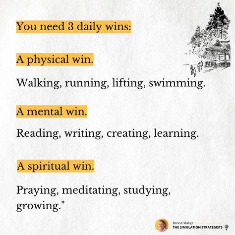 You need 3 daily wins:  #motivation  #motivationalquotes  #mondaymotivation  #motivational  #morningmotivation  #dailymotivation  #tuesdaymotivation  #motivations  #personaldevelopment  #personaldevelopmentdaily  #personaldevelopmenttips  #personalgrowth  #personalgrowthtips  #personalgrowthanddevelopement  #personalgrowthanddevlopment You Need 3 Daily Wins, Tuesday Motivation, Morning Motivation, Daily Motivation, Monday Motivation, Personal Growth, Personal Development, Physics, Motivational Quotes