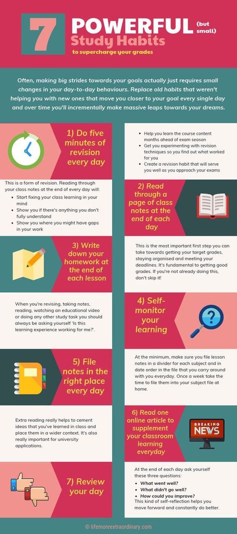 Powerful Study Habits #study #qotd #success - Image Credits: Life More Extraordinary Study Techniques College, College Time Management, Study Tips For High School, Academic Coach, High School Study, Laptop Writing, Studie Hacks, Better Memory, Good Study Habits