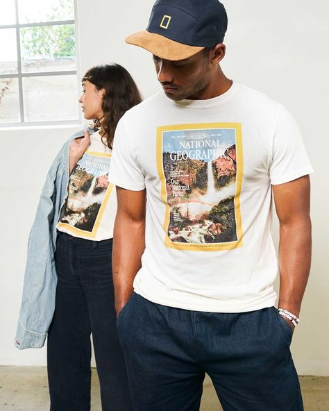 National Geographic x Parks Project Vintage Magazine Cover Tee | Parks Project | Nat Geo Forever Exploring Capsule National Park Clothing, Parks Project, National Geographic Photos, Summer Lovin, Vintage Magazines, Vintage Magazine, Favorite Shirts, National Geographic, Printed Tees