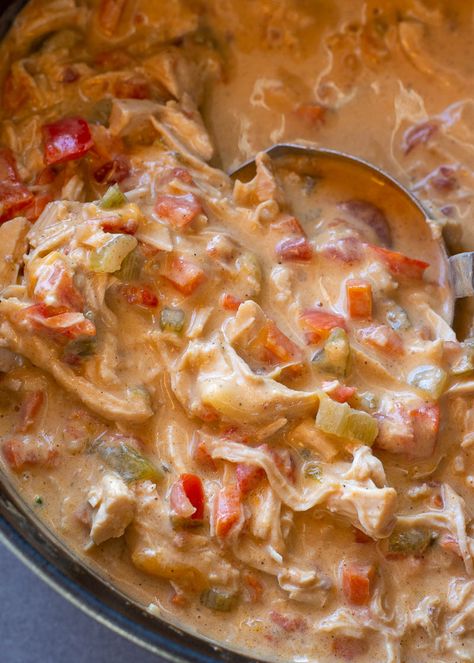 Creamy Cajun Chicken Soup, Cajun Chicken Soup, Easy Wedge Salad, Roasted Tomato Chicken, Spicy Chicken Soup, Creamy Cajun Chicken, Chicken Peppers, Creamy Chicken Soup, Keto Soup