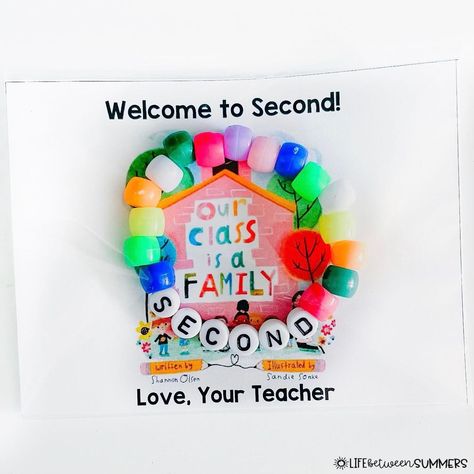 Life Between Summers on Instagram: “We’re so excited! Our Class is a Family bracelets are now officially available for preorder!!! 🥳👏🏼💕 We hope these back to school gifts are…” Our Class Is A Family Bracelet Activity, Class Family Bracelets, Our Class Is A Family Bracelets, Class Bracelets, Our Class Is A Family Activities, Our Class Is A Family, Class Promise, August Ideas, September Preschool