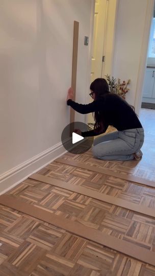 15M views · 264K reactions | Budget friendly wall paneling for under $100! 😍 | By The Flipped PieceFacebook The Flipped Piece, Renter Friendly Wall Panelling, Decorating Stairway Walls, Lebanese Desserts, Wood Store, House Updates, Entryway Ideas, Building Projects, Design Board