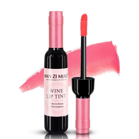 VOLLUCK Wine Liquid Lipstick Lady Long Lasting Make Up Gloss Matte Lip Sticks Wine Bottle CoverWaterproof 6pcs/kit Best Gift Kit Ideas for Girlfriends Women MomsSix Colors -- Want to know more, click on the image. (This is an affiliate link) Red Korean, Wine Lip Tint, Wholesale Cosmetics, Wine Lipstick, Makeup Moisturizer, Wine Lips, Red Liquid Lipstick, Red Lip Gloss, Tinted Gloss