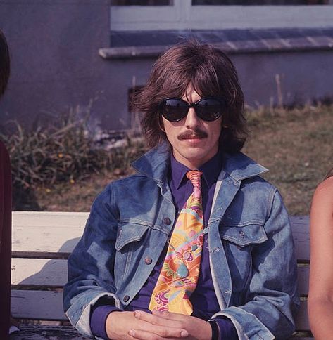 The Beatles on Instagram: “Plymouth, England, September 12th, 1967. Photo by David Redfern #thebeatles #georgeharrison #levis #denim” George Beatles, The Magical Mystery Tour, Beatles Magical Mystery Tour, Beatles George Harrison, Beatles George, Musical Film, I'm With The Band, Ringo Starr, George Harrison