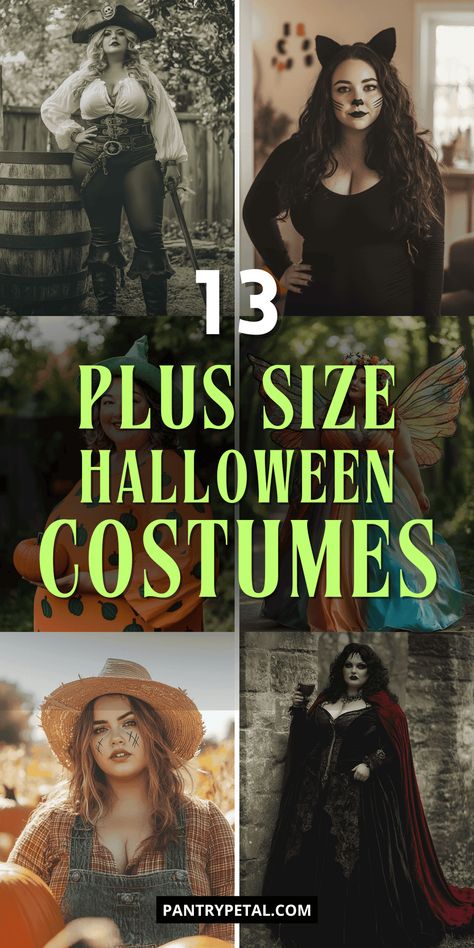 I’m so excited to share these 13 plus size Halloween costumes! They've taken the stress out of finding the perfect outfit for spooky season. From fun and quirky to bold and fierce, these costumes help me feel confident and ready to celebrate. I can’t wait to show off my look at Halloween parties this year! Dressing up has never felt this empowering and fun! Plus Size Halloween Costumes, Stylish Halloween Costumes, Fortune Tellers, Short Choppy Haircuts, Plus Size Halloween Costume, Plus Size Costume, Chic Plus Size, Layered Bob Haircuts, Zombie Costume