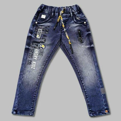 Kids Jeans Fashion, Boys Jeans Shirt, Kids Pants Boys, Kids Jeans Boys, Kids Denim Jeans, Party Wear Frocks, Cotton Pants Men, Jeans For Boys, Boys Denim Jeans