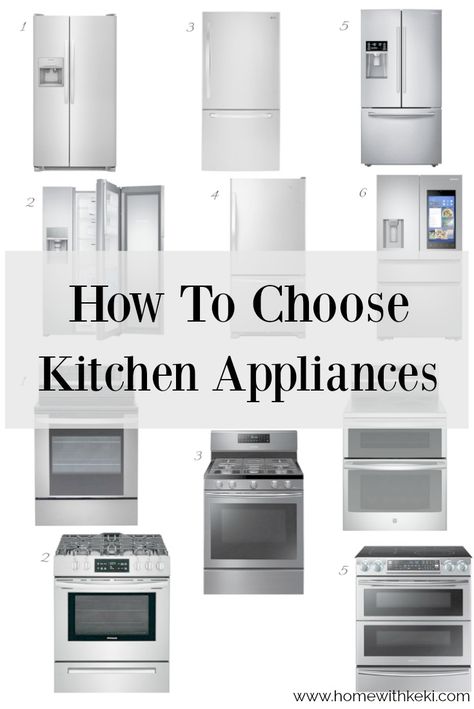 Kitchen Appliance Trends, Stainless Appliances Kitchen, Top Appliances, Kitchen Appliance Storage, Modern Kitchen Appliances, Kitchen Appliances Design, Stainless Steel Kitchen Appliances, Kitchen Appliance Packages, Stainless Kitchen