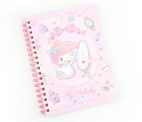 Melody School Supplies, My Melody Stationery, My Melody School Supplies, My Melody Journal, My Melody Items, Hello Kitty School Supplies, Hello Kitty Notebook, Purple App Icon, Hello Kitty School