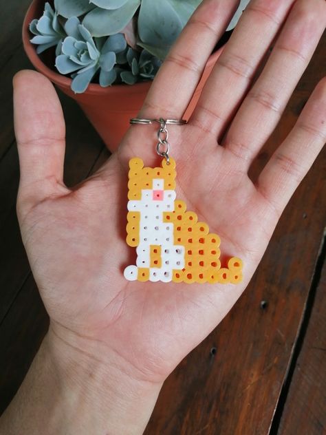 Hama Beads Aesthetic, Beads Perler, Diy Perler Bead Crafts, Hama Beads Patterns, Diy Perler Beads, Perler Beads Designs, Fuse Beads, Hama Beads, Beaded Rings