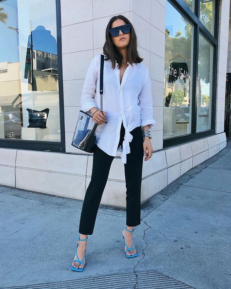 Square Sandals, Sandals Outfit Casual, Paola Alberdi, Square Toe Shoes, Clothing Staples, Square Toe Sandals, Sandals Outfit, Trending Boots, White Button Down