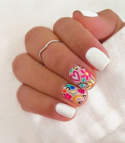 Summery Nails, Cute Gel Nails, Nails 2023, Pink Nail, Neon Nails, Dipped Nails, Fabulous Nails, Funky Nails, Fancy Nails