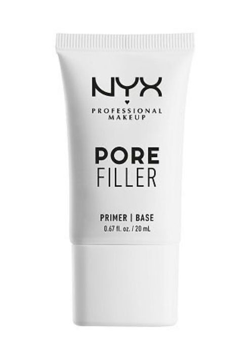 The NYX Professional Makeup Pore Filler Blurring Primer is a cosmetic product specifically formulated to minimize the appearance of pores and create a smooth canvas for makeup application. This primer works by filling in and blurring the look of pores, fine lines, and other imperfections, resulting in a more even and flawless complexion. Primer For Large Pores, Fat Lip Oil, Pore Filler Primer, Rachel Price, Powder Maybelline, Owala Water Bottle, Fit Me Powder, Pore Filler, Blurring Primer