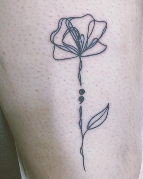 Semicolon Tattoo Ideas, Colon Tattoo, Awareness Tattoo, Semi Colon, Health Tattoo, Semicolon Tattoo, Rosen Tattoo, 1 Tattoo, Simplistic Tattoos