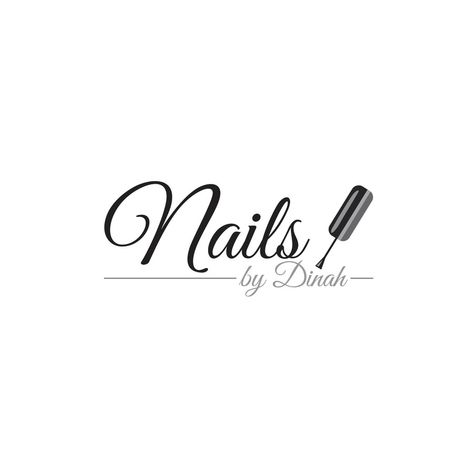 This is entry #43 by dtprethom in a crowdsourcing contest Design logo for a nail salon for $15.00 posted on Freelancer! Nails Page Logo, Nail Tech Logo Design Ideas, Logo Nail Mi, Logo Nail Designs, Nails By Logo, Nail Artist Logo Design Ideas, Nail Salon Logo Design Ideas, Logo For Nails, Nails Artist Logo