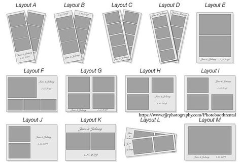 Layout For Photobooth, 4x6 Photobooth Template, Photo Booth Business Cards, Photo Booth Layout Templates, Photo Booth Templates Design Layout, Photobooth Template Layout, Photobooth Layout Templates, Photobooth Frame Ideas, Photostrip Template