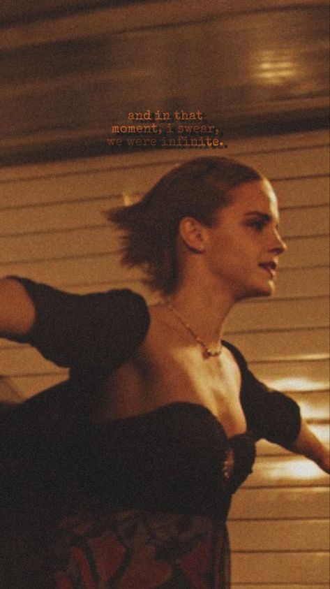 Wallflower Wallpaper, I Swear We Were Infinite, Emma Watson Movies, We Were Infinite, Emma Watson Wallpaper, Emma Watson Style, Cover Aesthetic, The Perks Of Being, Perks Of Being A Wallflower