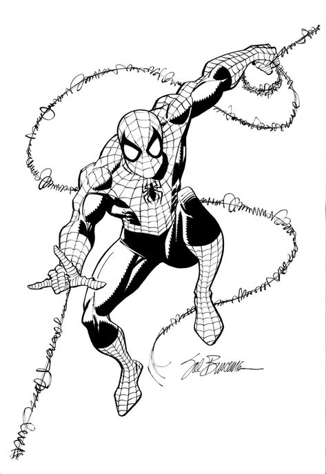 Spider Man Sketches, Iban Tattoo, Spiderman Sketches, Spiderman Tattoo, Black And White Spider, Spiderman Coloring, Spiderman Drawing, Marvel Coloring, Superhero Coloring