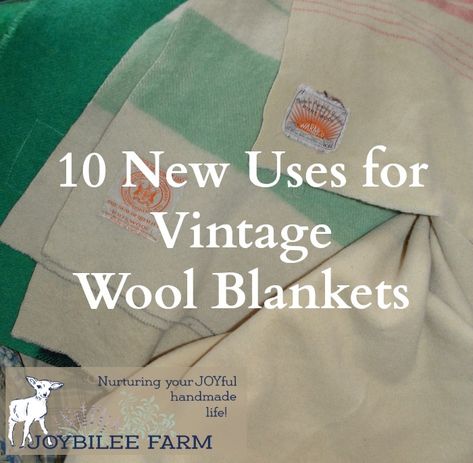 Wool blankets are durable and insulating and could even save your life. Be sure you have several in your treasures to keep you warm and dry in all weather. Wool Blankets Diy, Wool Blanket Upcycle, Recycled Blankets, Wool Blanket Coat, Farm Diy, Vintage Wool Blanket, Blanket Craft, Pendleton Blanket, Diy Wool