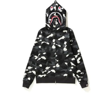 Check out the Bape City Camo Shark Full Zip Hoodie Black available on StockX Shark Jacket, Bape Hoodie, Jacket Brands, Full Zip Hoodie, Street Fashion, Black Hoodie, Zip Hoodie, Baby Car Seats, Men's Jacket