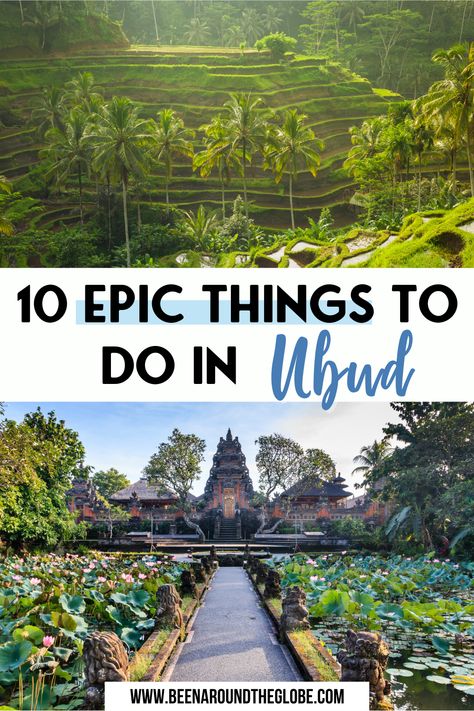 10 epic things to do in Ubud. All you need to know if you wanna visit Ubud in Bali. Things to do in Ubud | Ubud travel guide | 3-day Ubud itinerary | Places to visit in Ubud, Bali | Ultimate guide to Ubud | Activities in Ubud, Bali Ubud Art Market, Things To Do In Bali, Bali Itinerary, Voyage Bali, Bali Honeymoon, Bali Resort, Bali Vacation, Bali Travel Guide, See World