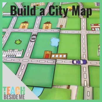 Building Preschool, Build A City, Transportation Theme Preschool, Year 1 Maths, Community Places, Transportation Activities, City Grid, Geography Activities, Theme Preschool