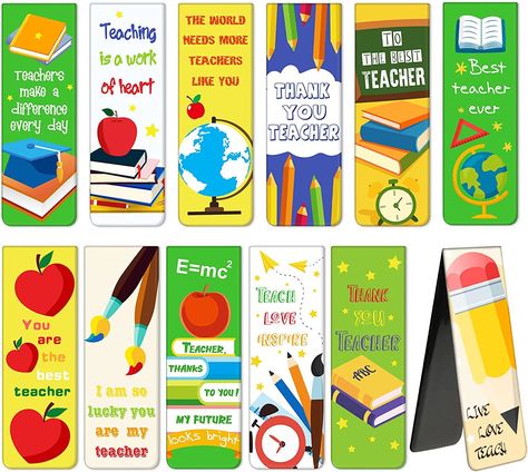 Teacher Bookmark, Graduation Teacher, School Supplies For Teachers, Teachers Appreciation, Page Markers, Appreciation Thank You, Love Teacher, Teachers Day, Gift Graduation