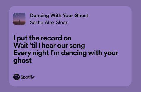 Dancing With Your Ghost Spotify, Dancing With Your Ghost Lyrics, Sasha Alex Sloan, Dancing With Your Ghost, Ashley Poston, Beach Read, Fear Street, Mad Women, Spotify Lyrics