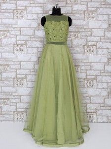 One Piece Dress Net Fabric, Engagement Dress Indian, Long Gowns For Women, Indian Long Gowns, Laddu Recipe, Indian Gown, Dream Gown, Net Skirt, Traditional Gowns