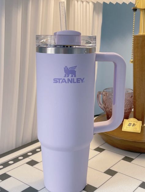 Stanley Quencher H2.0 FlowState Stainless Steel Vacuum Insulated Tumbler with Lid and Straw - Orchid Stanley Cup 40 Oz Purple, Stanley Cup Lavender, Stanley Cup Aesthetic Purple, Light Purple Stanley Cup, Lavender Stanley Cup, Stanley Cup Purple, Olivia Rodrigo Stanley Cup, Stanley Purple, Purple Stanley Cup