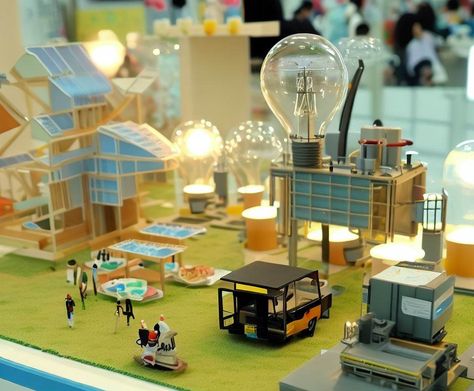 Science Exhibition Working Models, Science Project Working Model, Science Exhibition Ideas, Science Project Models, Science Exhibition Projects, Cool Science Projects, Hydroelectric Generator, Science Exhibition, Science Models