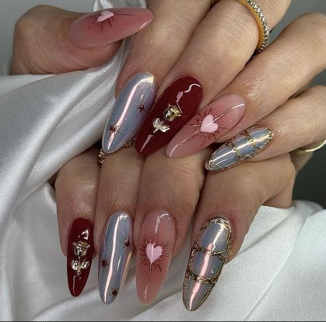 Girl Nails, Gel Nails Diy, Personal Empowerment, Almond Nails Designs, Pretty Gel Nails, Dope Nail Designs, Girls Nails, Funky Nails, Pretty Acrylic Nails